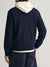 Gant Men Blue Solid Round Neck Sweater