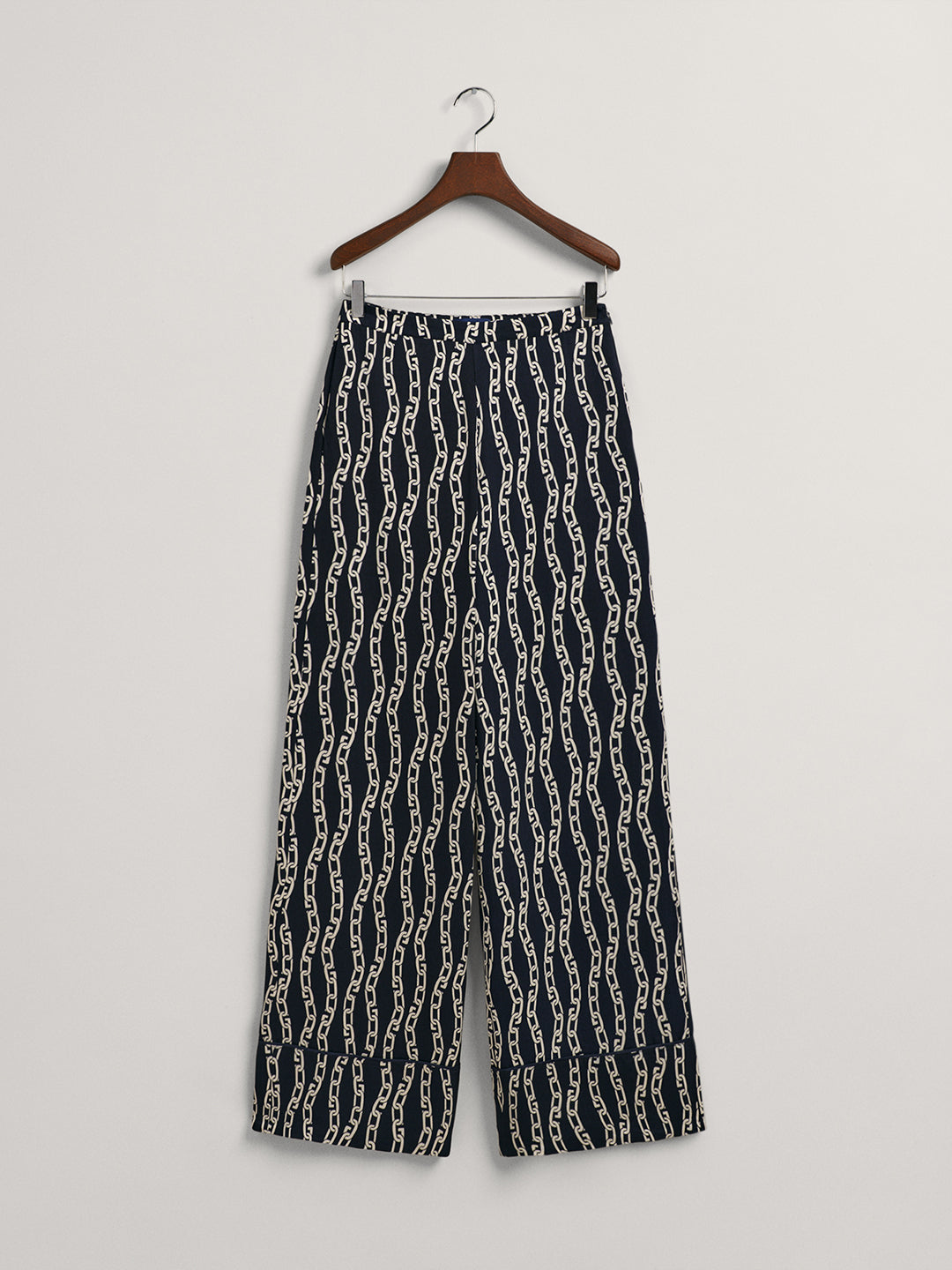 Gant Women Printed Mid-Rise Trousers