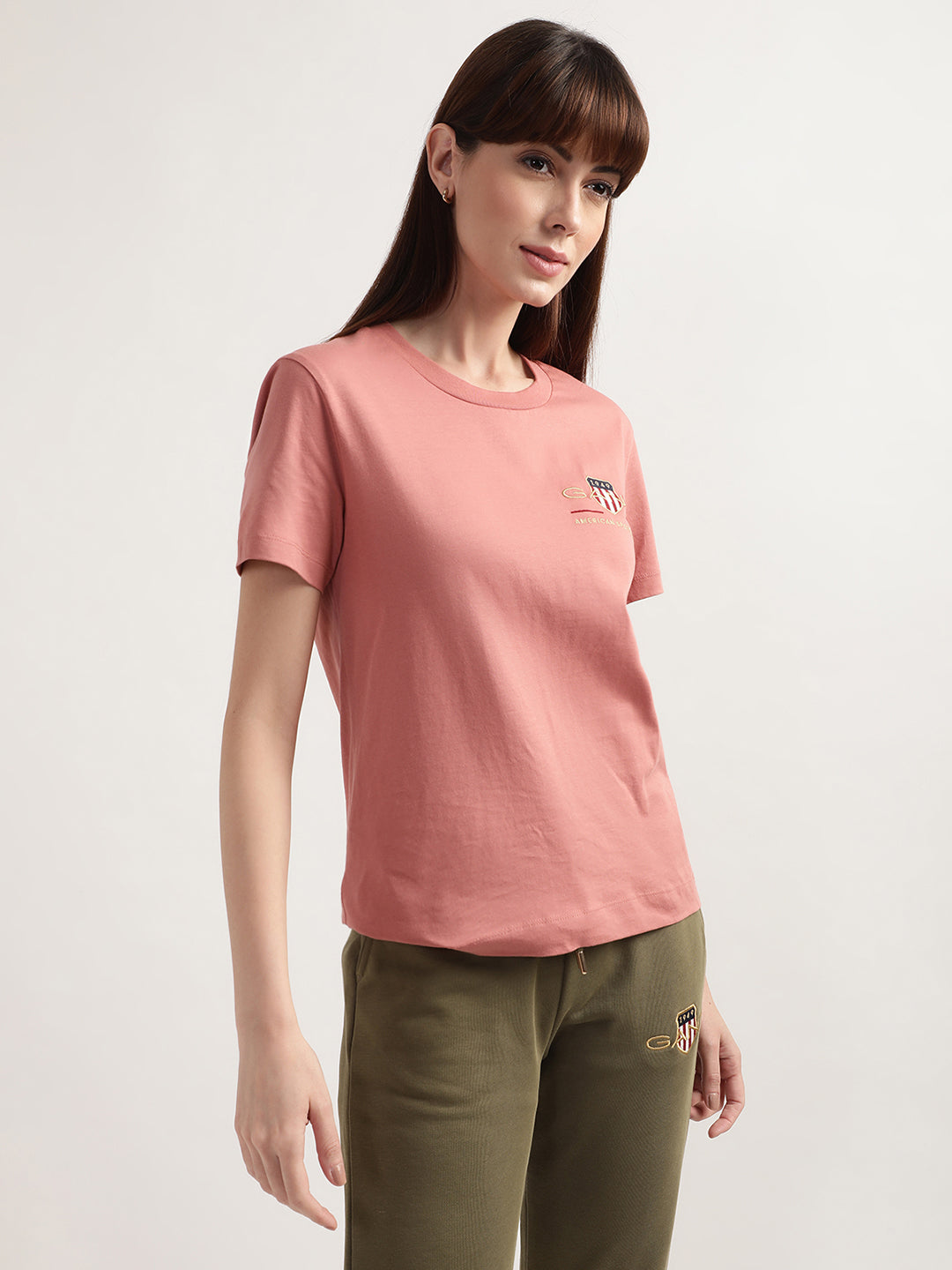 Gant Terracotta Pink Regular Fit T-Shirt