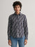 Gant Evening Blue Preppy Chain Print Regular Fit Shirt