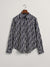 Gant Evening Blue Preppy Chain Print Regular Fit Shirt