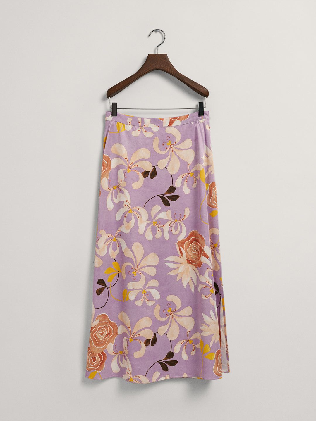 Gant Floral Printed Straight Maxi Skirt