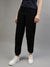 Gant Women Black Solid Relaxed Fit Trackpants