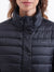 Gant Women Solid Full Sleeves Stand Collar Jacket