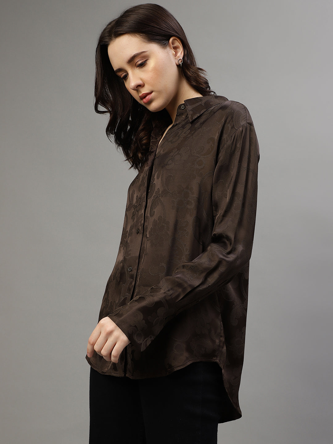 Gant Brown Fashion Relaxed Fit Shirt