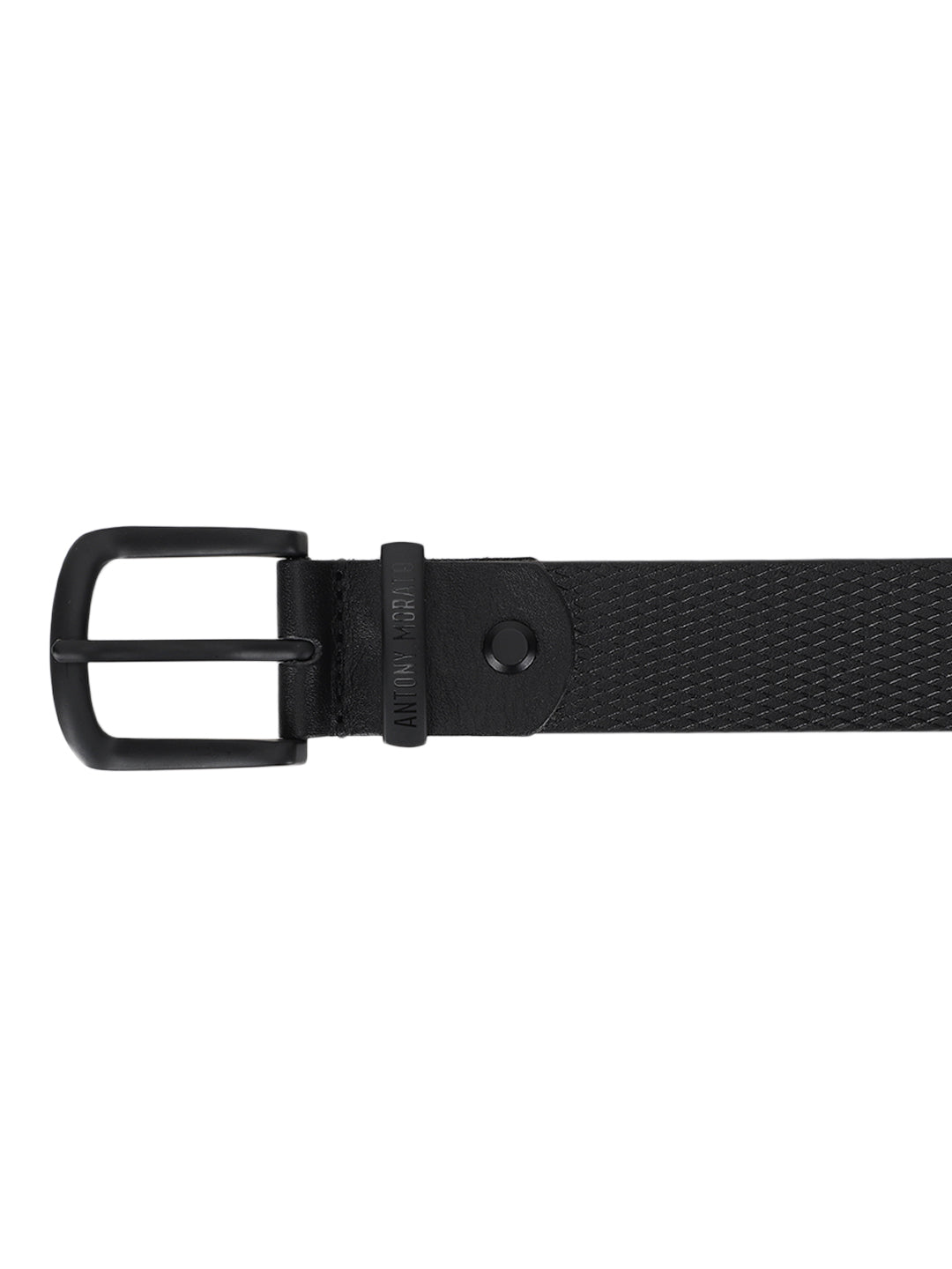 Antony Morato Boys Black Textured Belt