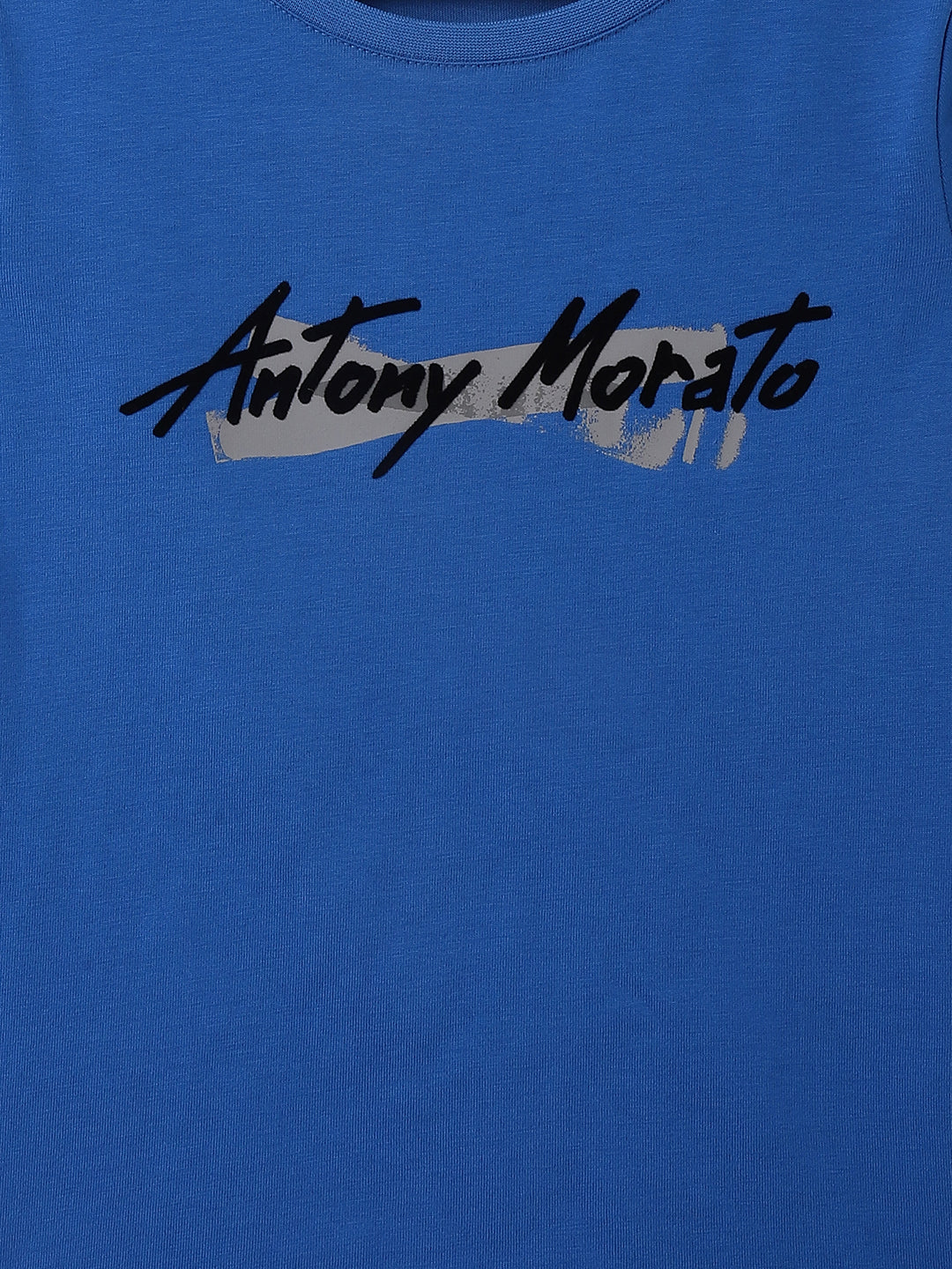 Antony Morato Kids Blue Fashion Printed Regular Fit T-Shirt