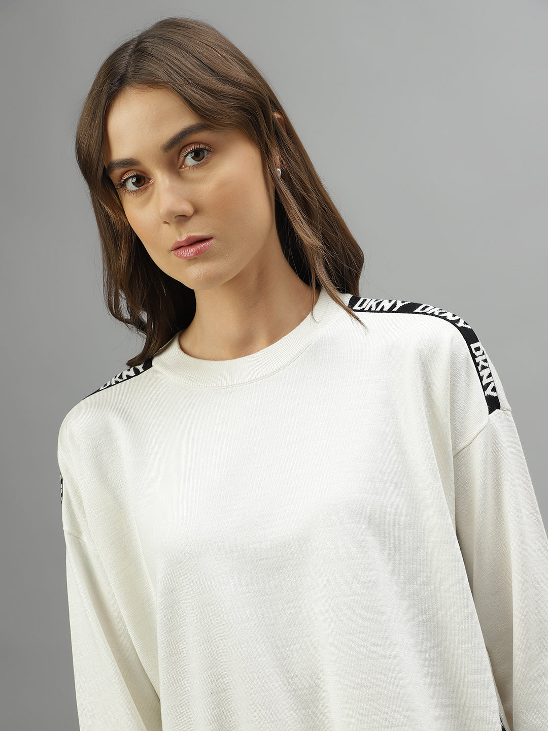 Dkny white discount sweater