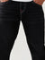 True Religion Super T 106495 HADB Straight Black Mid Rise Jeans