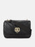 Dkny Women Black Solid Quilted Shoulder Bag