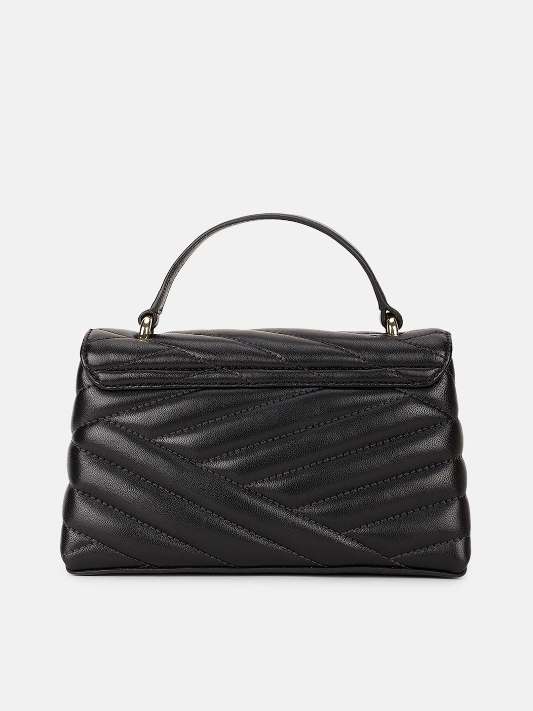 Dkny Women Black Solid Quilted Sling Bag